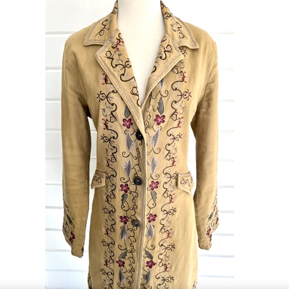 PAPARAZZI Embroidered Cotton Coat - XL - Picture 3 of 16